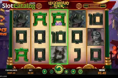 Bildschirm4. Legendary Luck slot