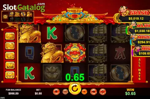 Win screen 2. Mighty Drums slot