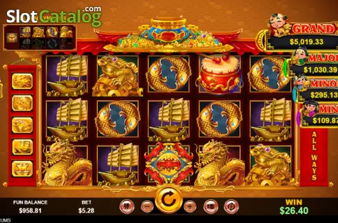 Free Spins screen 2. Mighty Drums slot