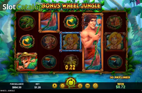 Скрин4. Bonus Wheel Jungle слот
