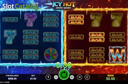 Οθόνη3. Icy Hot Multi-Game Κουλοχέρης 