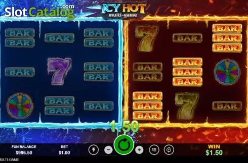 Bildschirm4. Icy Hot Multi-Game slot
