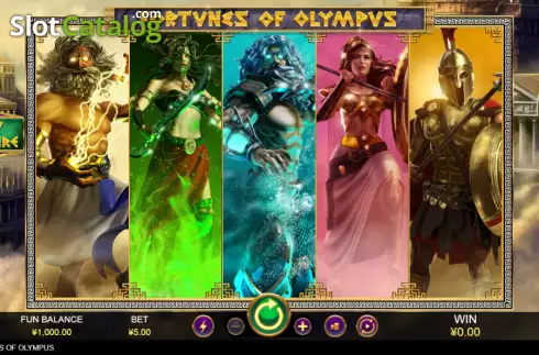 Bildschirm2. Fortune of Olympus slot