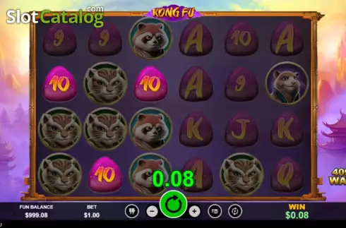 Bildschirm3. Kong Fu slot