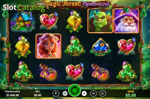 Game screen. Magic Forest: Spellbound slot