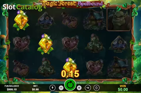 Win screen. Magic Forest: Spellbound slot