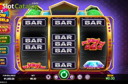 画面2. 3x Wow Wheels カジノスロット