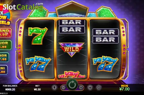 画面3. 3x Wow Wheels カジノスロット