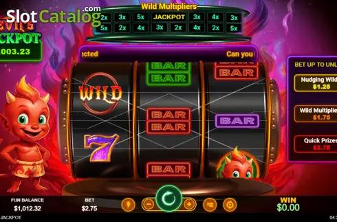 画面2. Devil's Jackpot カジノスロット