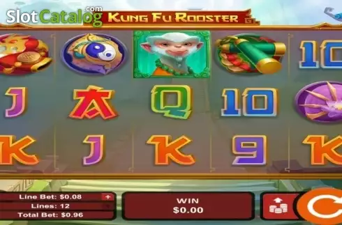 Game Workflow screen . Kung Fu Rooster slot