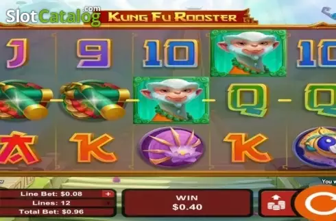 Win Screen 2. Kung Fu Rooster slot