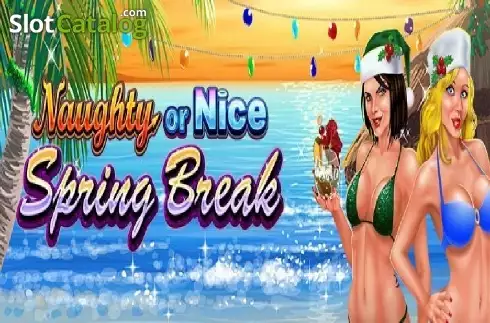 Naughty or Nice Spring Break Logo