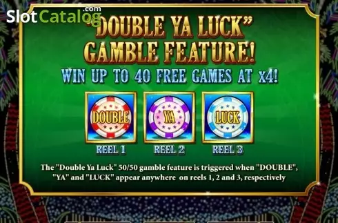 画面5. Double Ya Luck カジノスロット