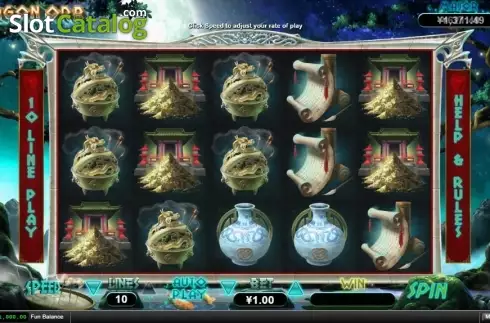 Bildschirm2. Dragon Orb slot