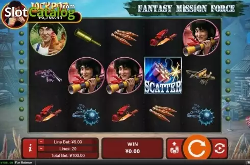 Schermo2. Fantasy Mission Force slot