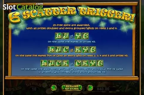 Free Spins 4. Lucky 6 slot