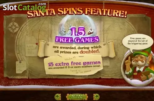 Free Spins 2. The Nice List slot