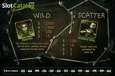 Bildschirm5. Voodoo Magic (RTG) slot