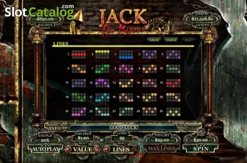 Lines. Jack the Ripper slot