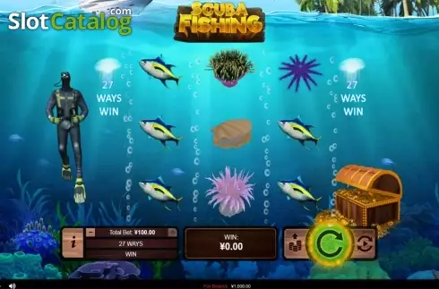Bildschirm2. Scuba Fishing slot