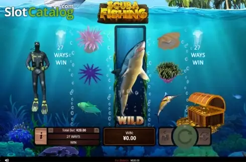 Wild stack screen. Scuba Fishing slot