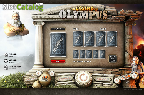 Double Up. Legend of Olympus slot