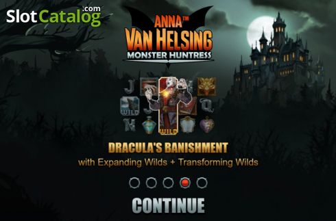 Start Screen. Anna Van Helsing Monster Huntress slot