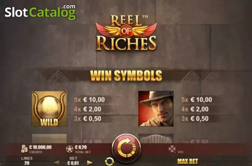 Game Rules 1. Reel of Riches slot