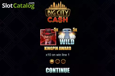 Skärmdump2. Big City Cash slot