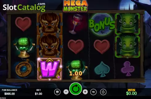 Bildschirm3. Mega Monster slot