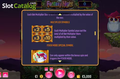 Captura de tela9. Fantasy Night slot