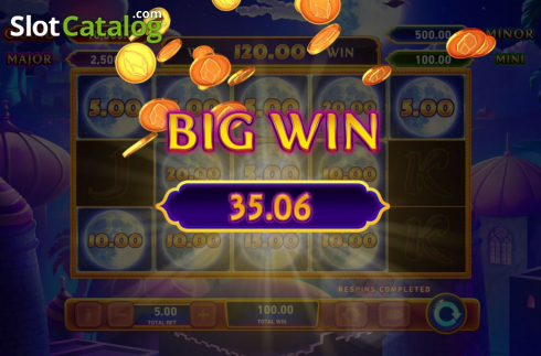 Big Win. Jinns Moon slot