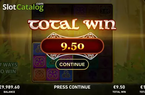 Free Spins Small Gameplay Screen 2. Fire Blaze Quattro: Celtic Charm slot