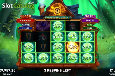 Bonus Gameplay Screen 2. Fire Blaze: Green Wizard slot