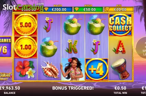 Free Spins Win Screen 3. Alohawaii: Cash Collect slot