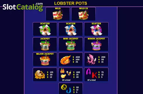 Ecran6. Lobster Pots slot
