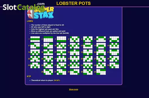 Ekran8. Lobster Pots yuvası