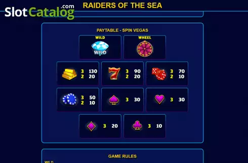 Pantalla7. Raiders of the Sea Tragamonedas 