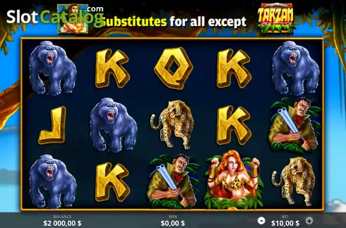 Captura de tela2. Tarzan (Ready Play Gaming) slot