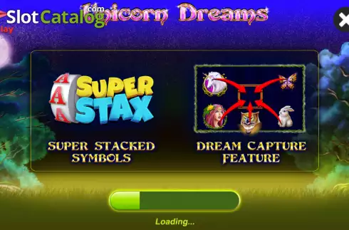 Bildschirm2. Unicorn Dreams slot