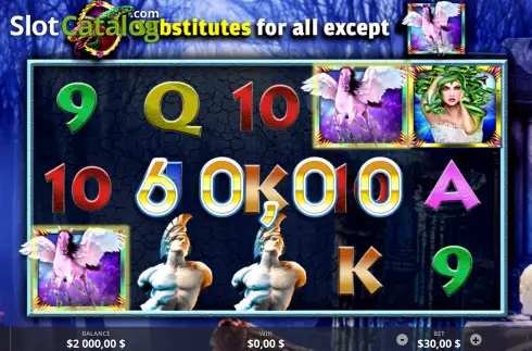 Bildschirm4. Mighty Medusa (Ready Play Gaming) slot
