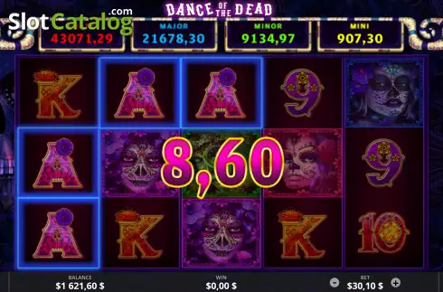 Win screen 2. Dance of the Dead slot