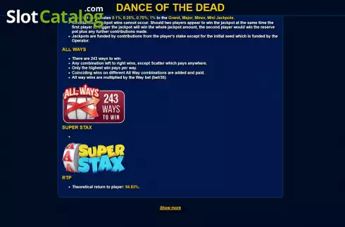 Captura de tela7. Dance of the Dead slot