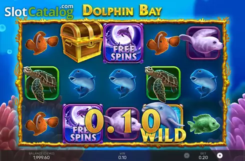 Win screen 2. Dolphin Bay slot