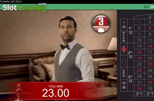 Game Screen 3. Real Roulette With Rishi slot