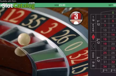 Game Screen 4. Real Roulette With Rishi slot
