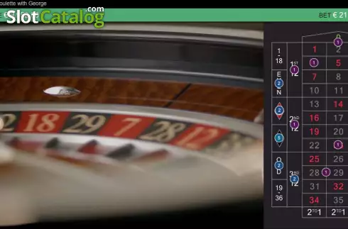 Skärmdump4. Real Roulette With George slot