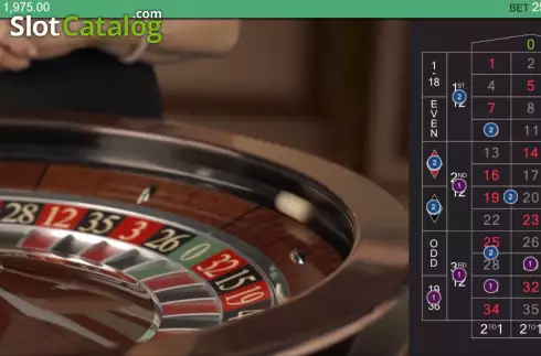 Bildschirm5. Real Roulette con Angela slot