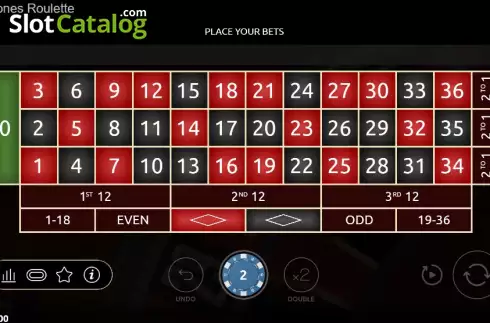 Game Screen 1. Vinnie Jones Roulette slot