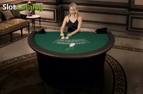 Game screen. Ultimate Blackjack with Olivia slot